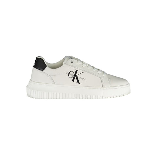 Calvin Klein White Leather Women Sneaker 1728,67403481248,Athletic - Sneakers - Shoes,Calvin Klein,EU36/US6,EU39/US9,EU40/US10,New with tags,Shoes,Sneakers - Shoes,White,Women