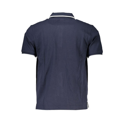North Sails Blue Cotton Men Polo Shirt