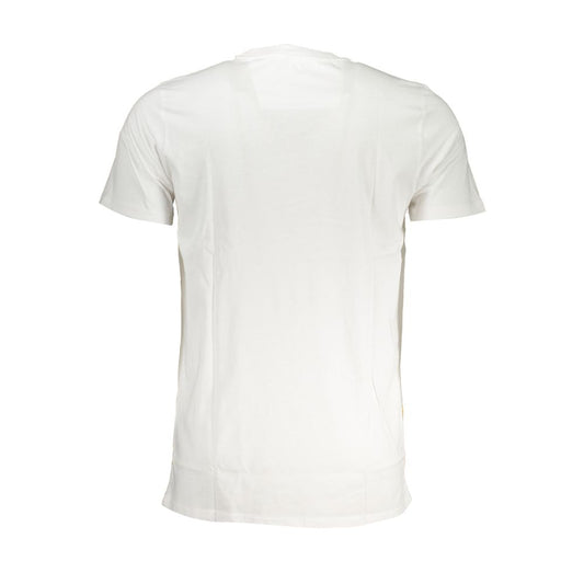 Cavalli Class White Cotton T-Shirt CA-28612-XL