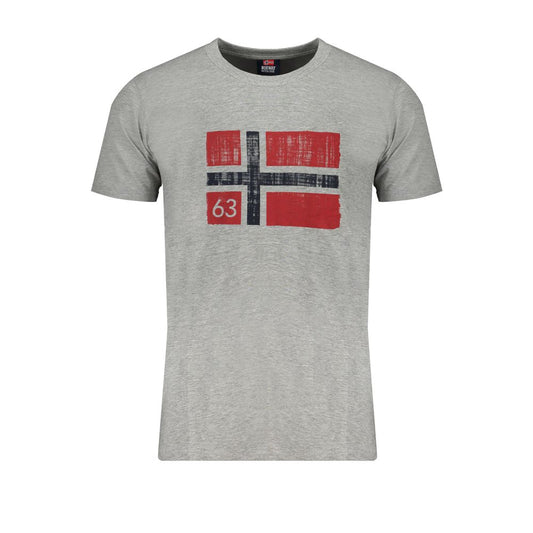 Norway 1963 Brown Cotton Men T-Shirt NO-29174-XXL