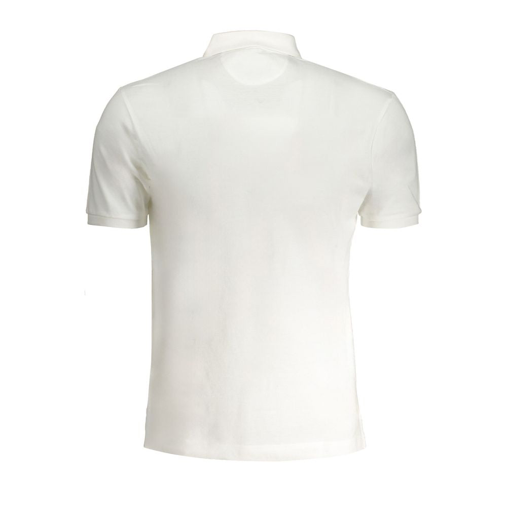 La Martina Bianco Cotton Mens Polo Shirt
