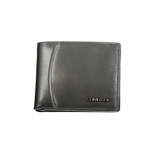 Calvin Klein Nero Leather Men Wallet 1728,67403481248,Accessories,Black,Calvin Klein,Men,New with tags,Wallets - Accessories,Wallets - Wallets - Accessories