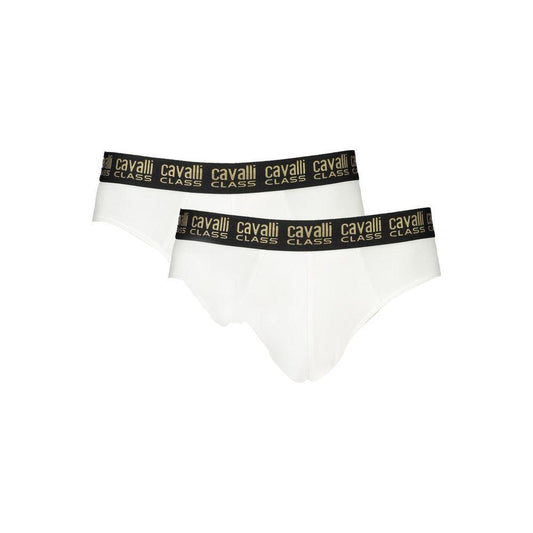 Cavalli Class White Cotton Men Underwear CA-32606-S