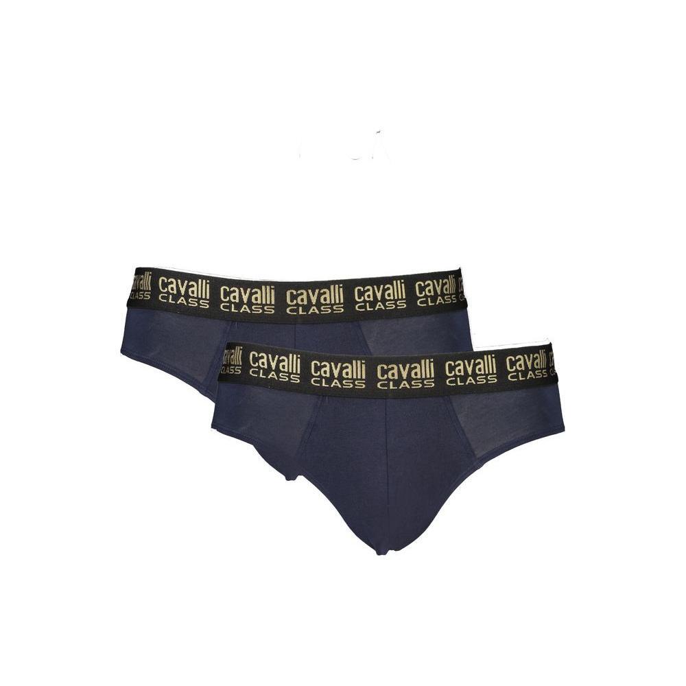 Cavalli Class Blue Cotton Mens Underwear CA-32607-S