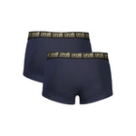 Cavalli Class Blue Cotton Men Boxer CA-32714-S