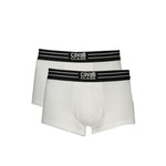 Cavalli Class White Cotton Men Boxer CA-32718-S