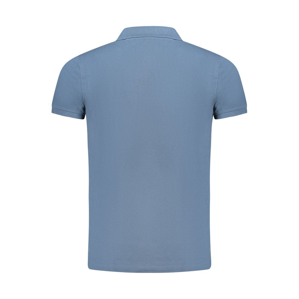 Norway 1963 Blue Cotton Polo Shirt NO-35497-XXL
