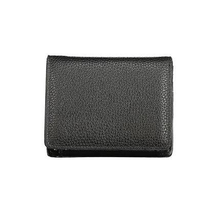 Mario Valentino Black Polyurethane Women Wallet