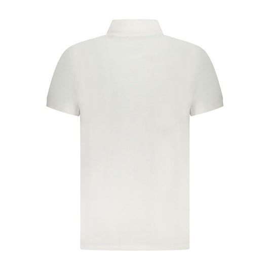 Cavalli Class White Cotton Men Polo Shirt CA-36692-M