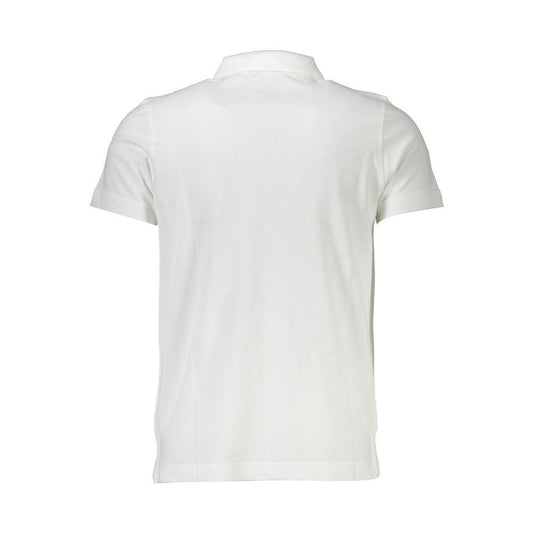 Cavalli Class White Cotton Men Polo Shirt CA-36856-M