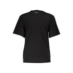 Cavalli Class Black Cotton Women Top CA-37070-XS