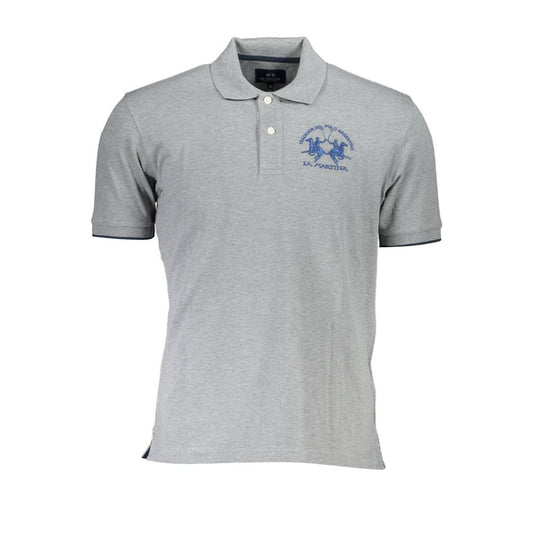 La Martina Grigio Cotton Men Polo 1728,67403481248,Clothing,Gray,L,La Martina,M,Men,New with tags,Polo Shirts - T-Shirts - Clothing,S,T-Shirts - Clothing,XL,XXL