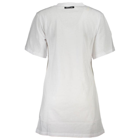 Cavalli Class White Cotton Women Top CA-37595-S