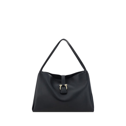 Ferragamo Black Calf Leather Bos Taurus Handbag 1728,72470364320,Bags,Black,Ferragamo,Handbags - Bags,New with tags,Women