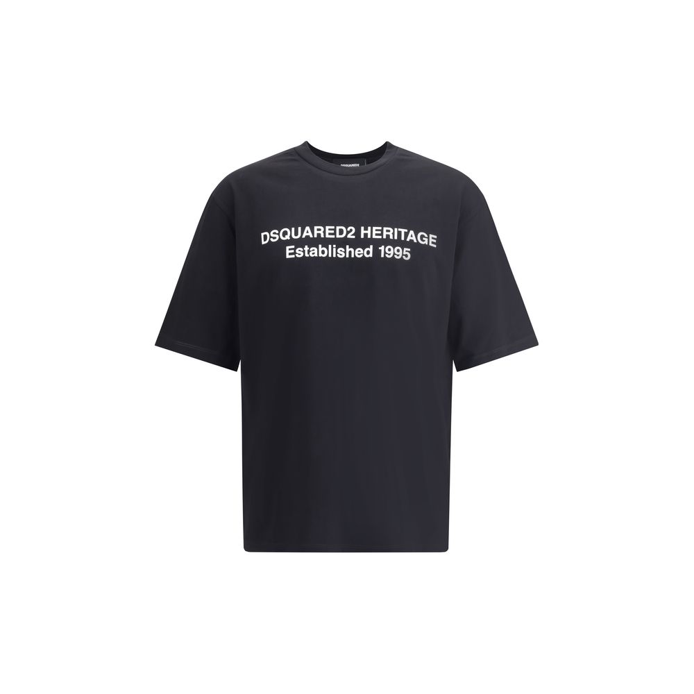 Dsquared² Black Cotton T-Shirt 1728,72470364320,Black,Clothing,Dsquared²,L,M,Men,New with tags,S,T-Shirts - Clothing,T-Shirts - T-Shirts - Clothing,XL,XXL