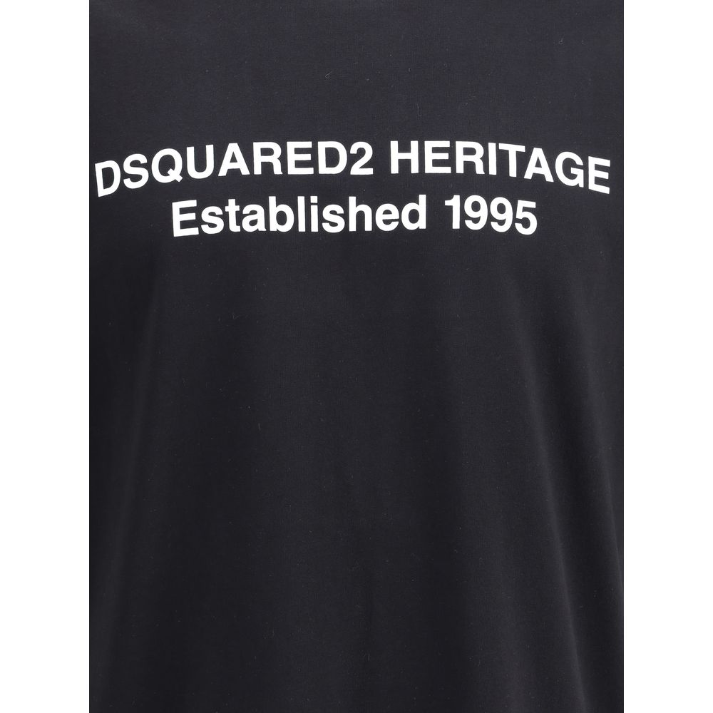 Dsquared² Black Cotton T-Shirt 1728,72470364320,Black,Clothing,Dsquared²,L,M,Men,New with tags,S,T-Shirts - Clothing,T-Shirts - T-Shirts - Clothing,XL,XXL