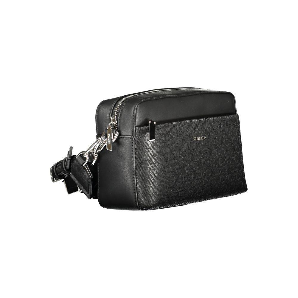 Front view with bag zipped and handles upright.
