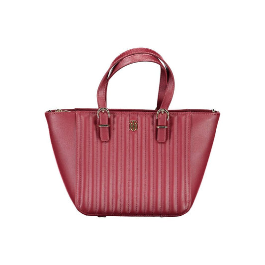 Tommy Hilfiger Red Polyurethane Women Handbag