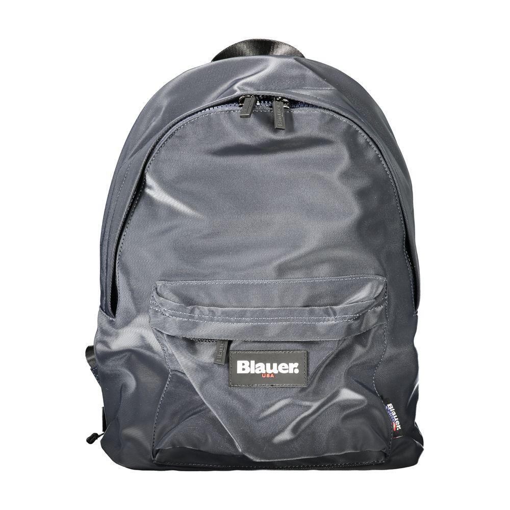 Front view with bag zipped and handles upright.
