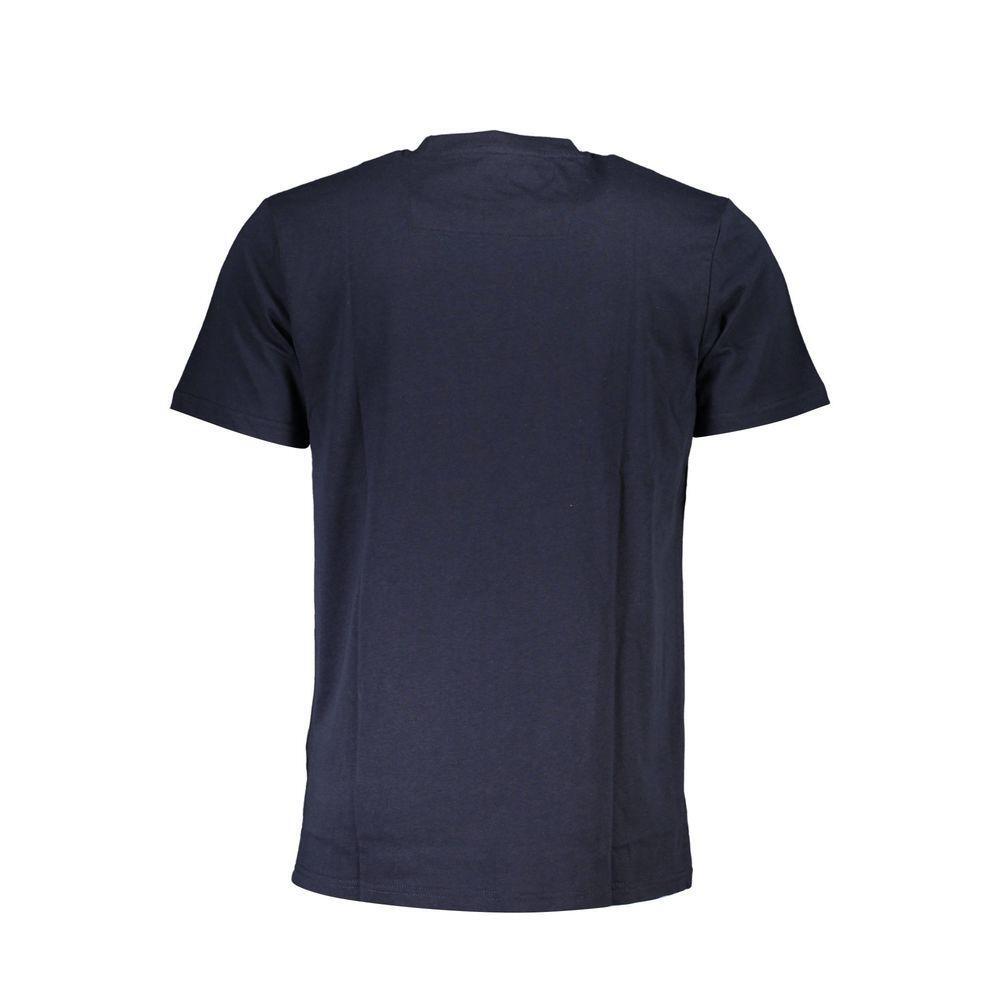 Cavalli Class Blue Cotton T-Shirt CA-37434-M