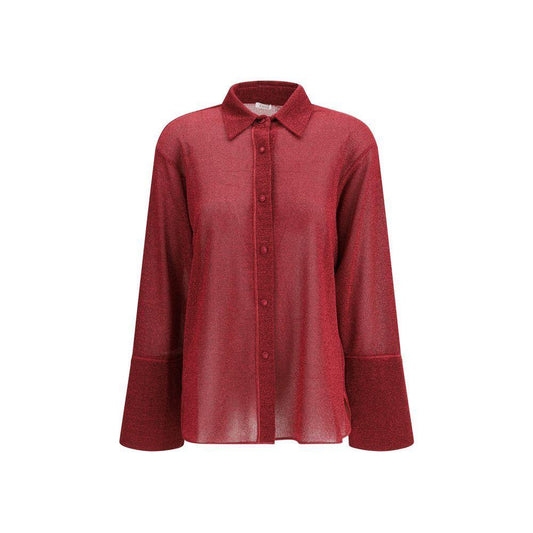 Oséree Lumière Shirt OS-LSF235BURGUNDY-M/L