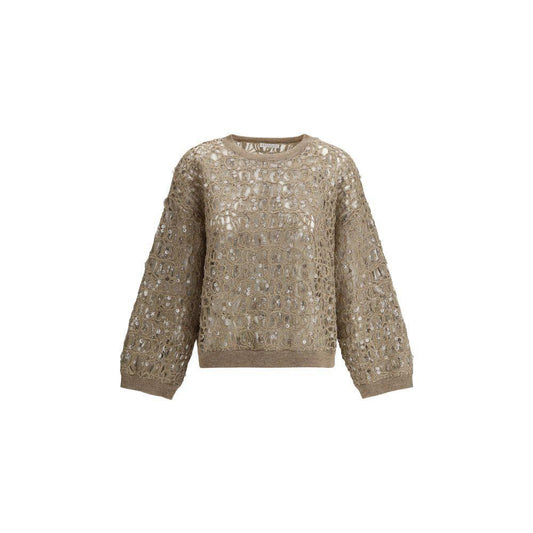 Brunello Cucinelli Sequined Sweater BR-MRCR18900PCBU84-L