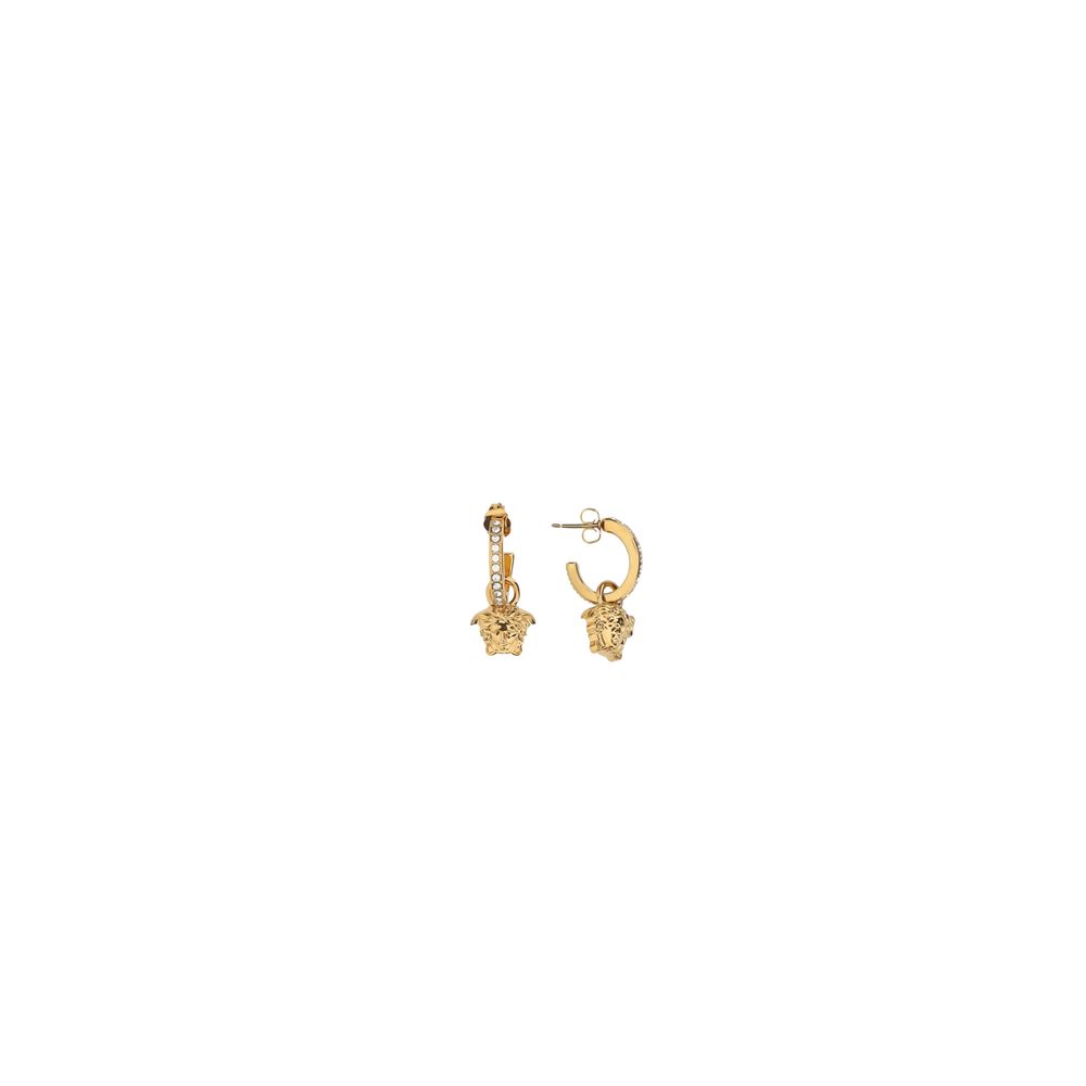 Versace Gold Metal Earrings 1728,72470364320,Accessories,Earrings - Jewellery - Accessories,Gold,Jewellery - Accessories,New with tags,One Size,Versace,Women
