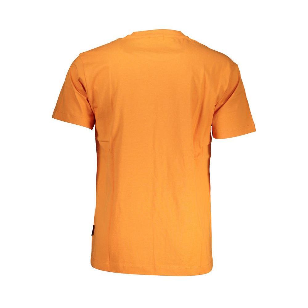 Napapijri Orange Cotton T-Shirt NA-19623-L