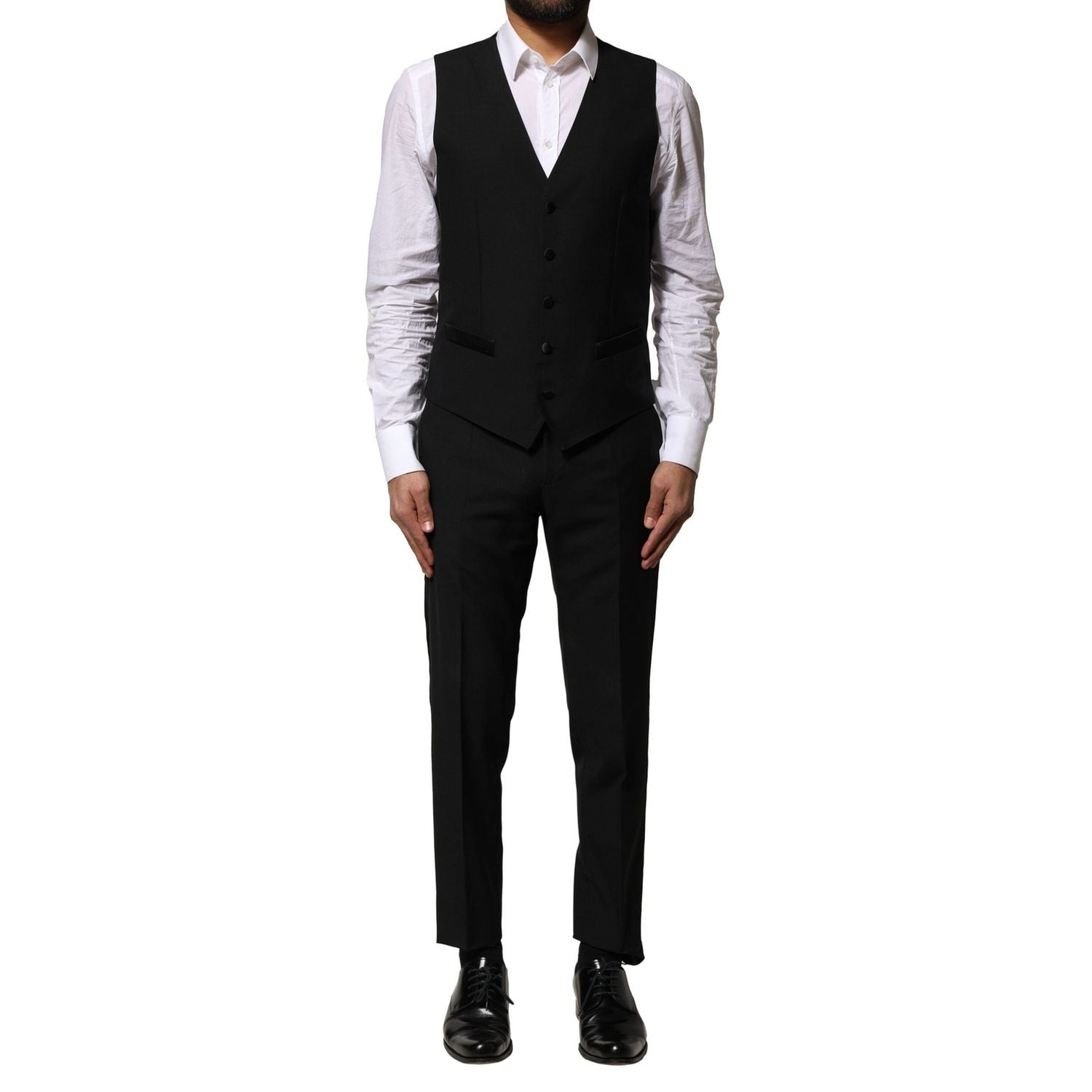Front view with bag zipped and handles upright.