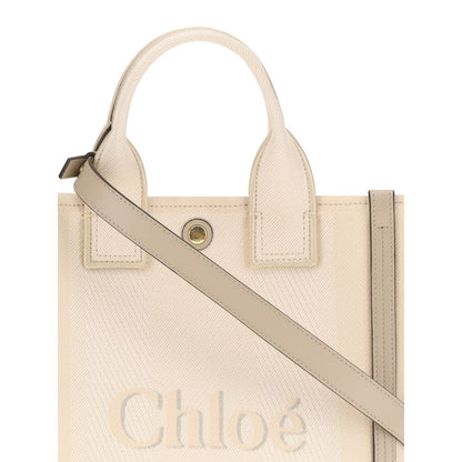 Chloé Beige Cotton Handbag 1728,72470364320,Bags,Beige,Chloé,Handbags - Bags,New with tags,Women