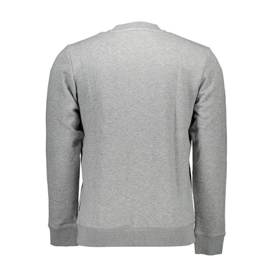 Napapijri Gray Cotton Sweater NA-3292-L