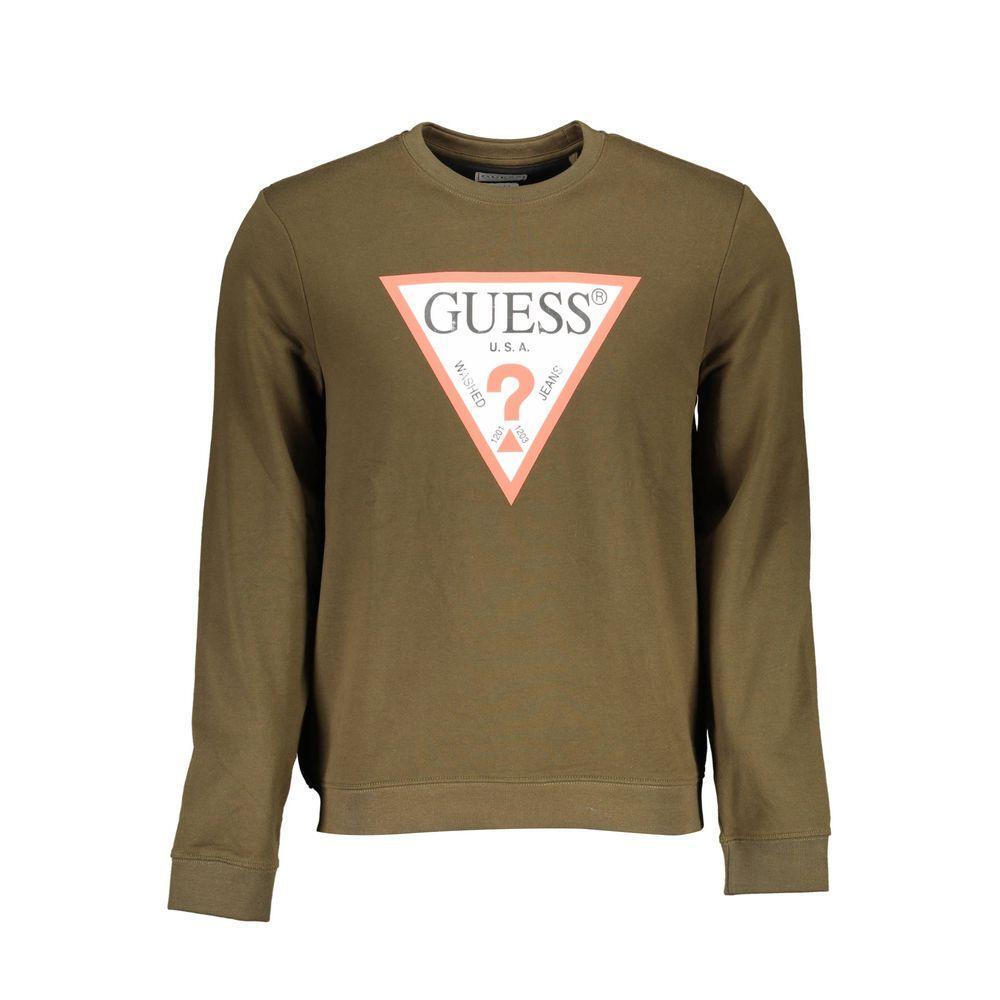 Guess Jeans Green Cotton Sweater GU-4064-XL