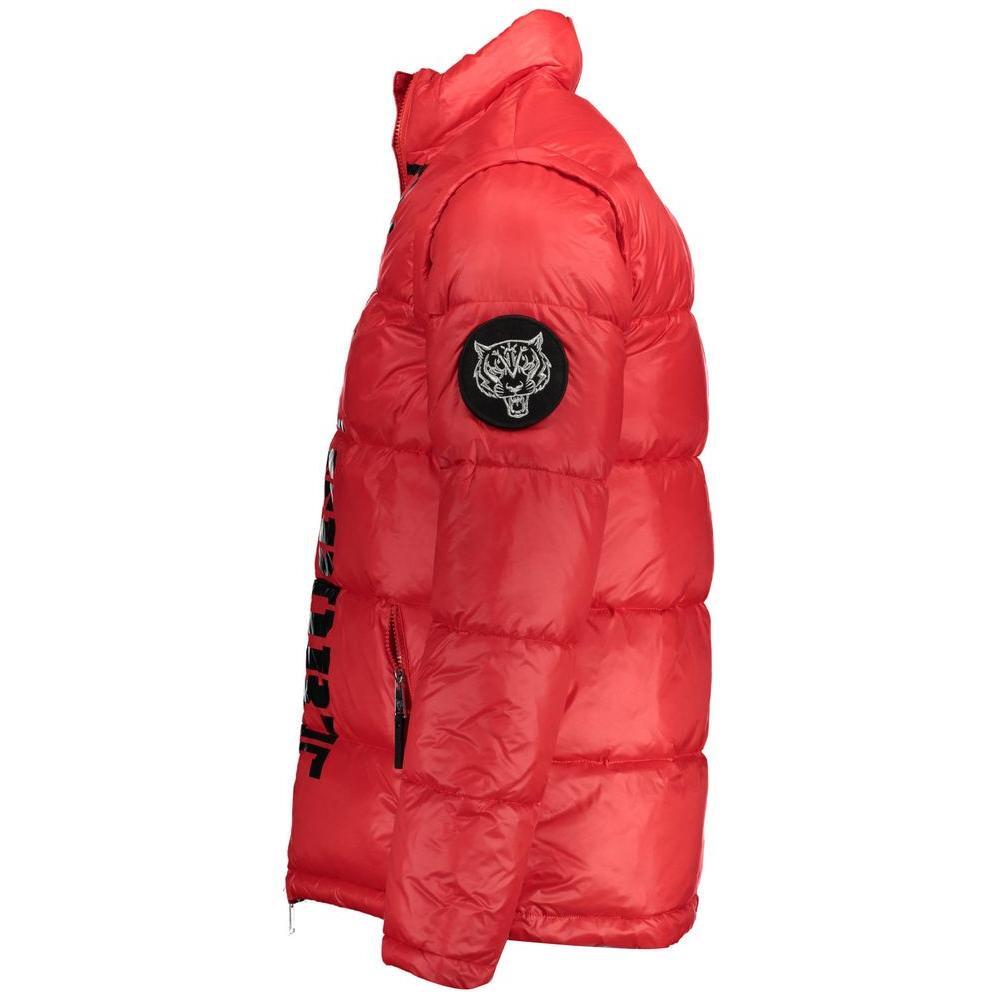 Front view with bag zipped and handles upright.