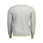 North Sails Gray Cotton Sweater NO-12527-XXL