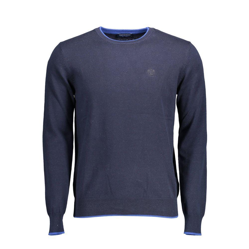 North Sails Blue Cotton Sweater NO-12577-XXL