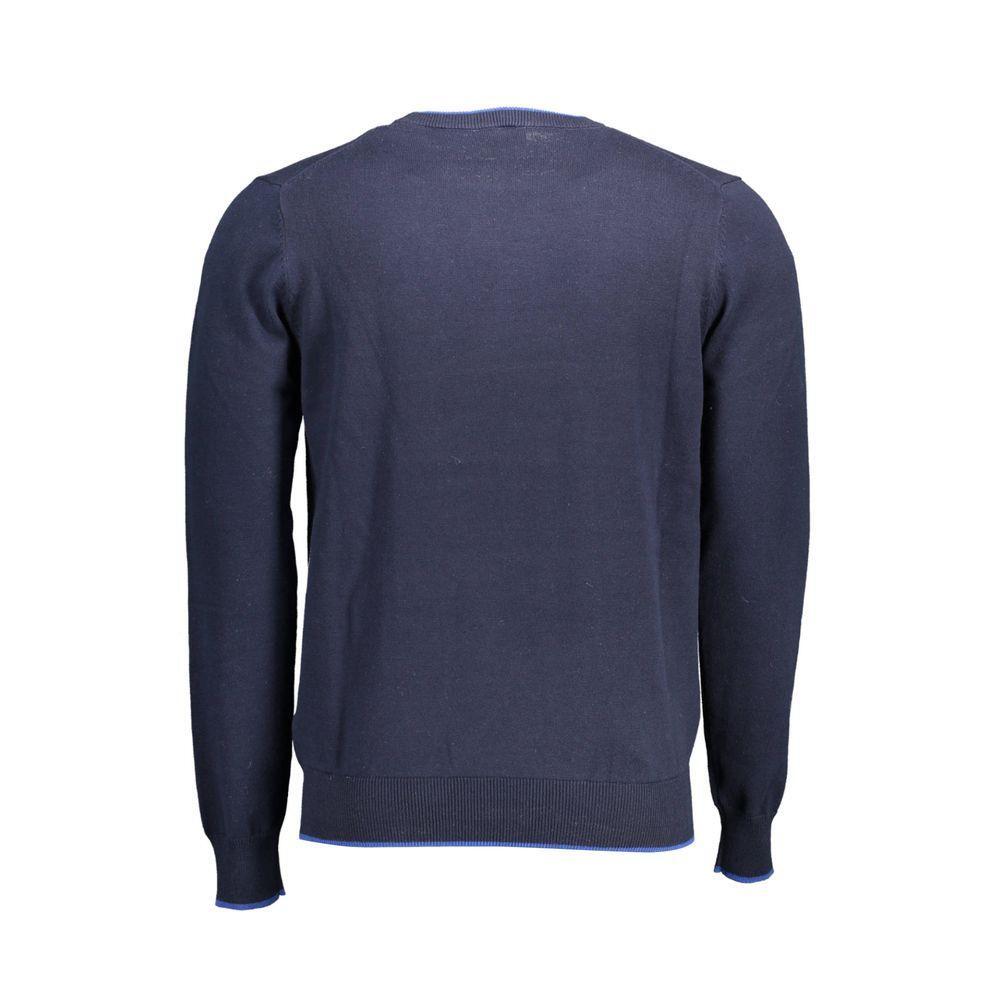North Sails Blue Cotton Sweater NO-12577-XXL