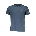 La Martina Blue Cotton T-Shirt LA-13270-M