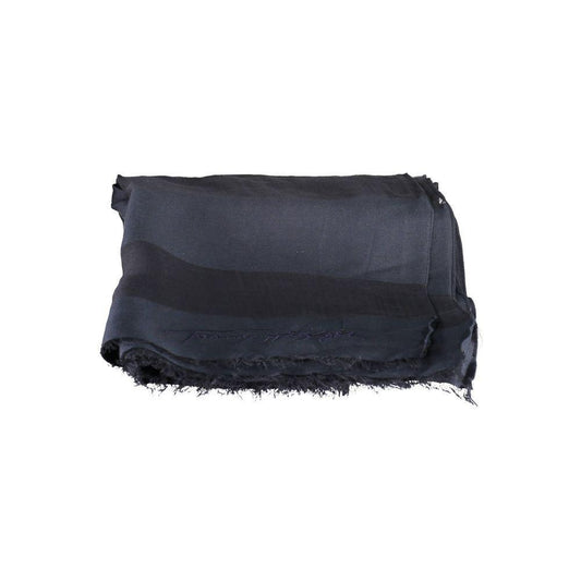 Tommy Hilfiger Blue Cotton Scarf