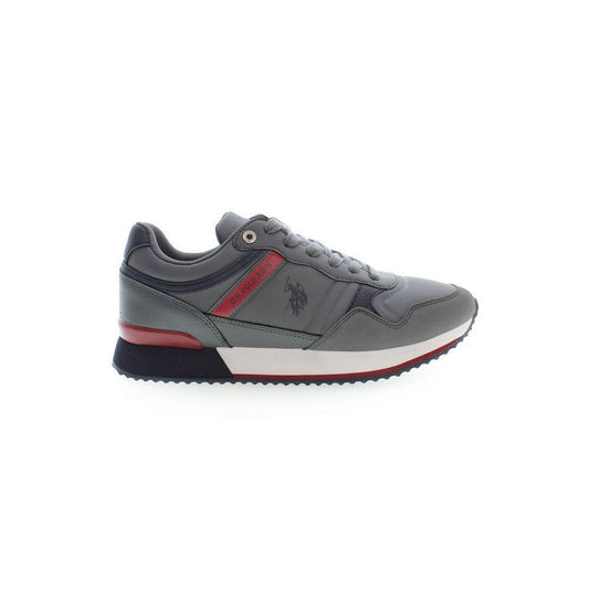 U.S. POLO ASSN. Gray Polyester Sneaker US-14575-EU40/US7