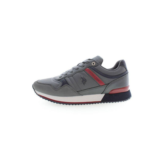 U.S. POLO ASSN. Gray Polyester Sneaker US-14575-EU40/US7