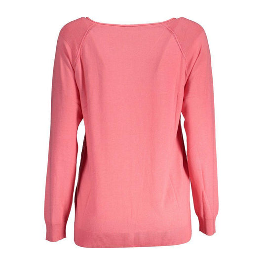 North Sails Pink Cotton Sweater NO-20249-XS