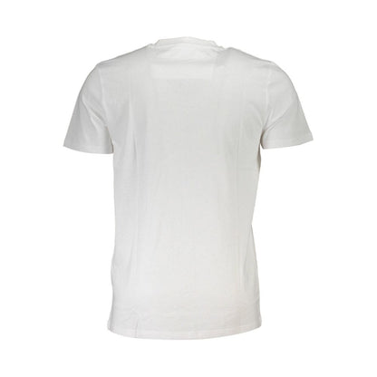 Cavalli Class Bianco Cotton Men T-Shirt