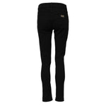 Dolce & Gabbana Black Cotton Logo Skinny Mid Waist Denim Jeans