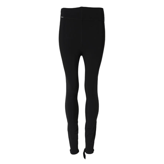 Dolce & Gabbana Black High Waisted Leggings Pants PAN75989-38