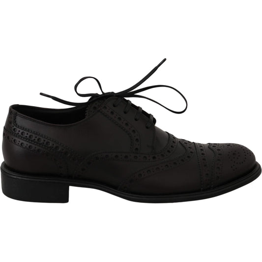 Dolce & Gabbana Black Leather Wingtip Oxford Dress Shoes 1728,67345645728,Bordeaux,Dolce & Gabbana,EU39/US6,Formal - Men - Shoes,Material: 100% Leather,Men,Men - Shoes,New with tags,Oxfords and Derbies - Shoes,Shoes