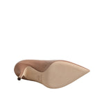 Dolce & Gabbana Beige Patent Leather Stiletto Heel Pump Shoes LA12627-40.5