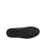 HIDE & JACK Black Leather Lace Up Mid Top Sneakers Shoes LA12568-37