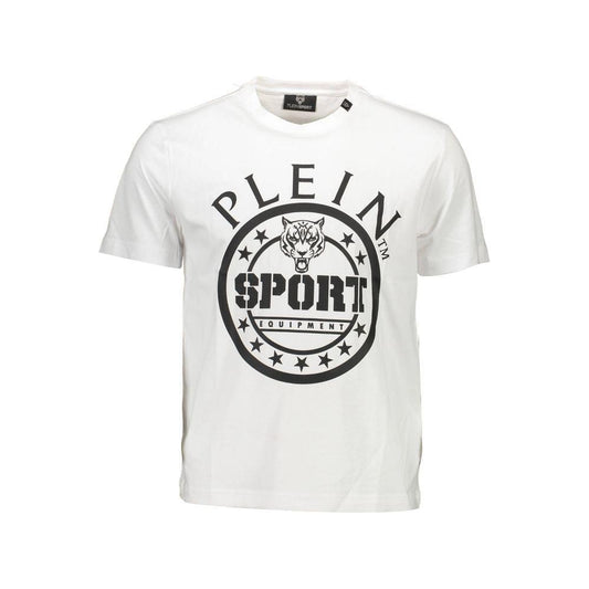Plein Sport White Cotton T-Shirt PL-9594-S