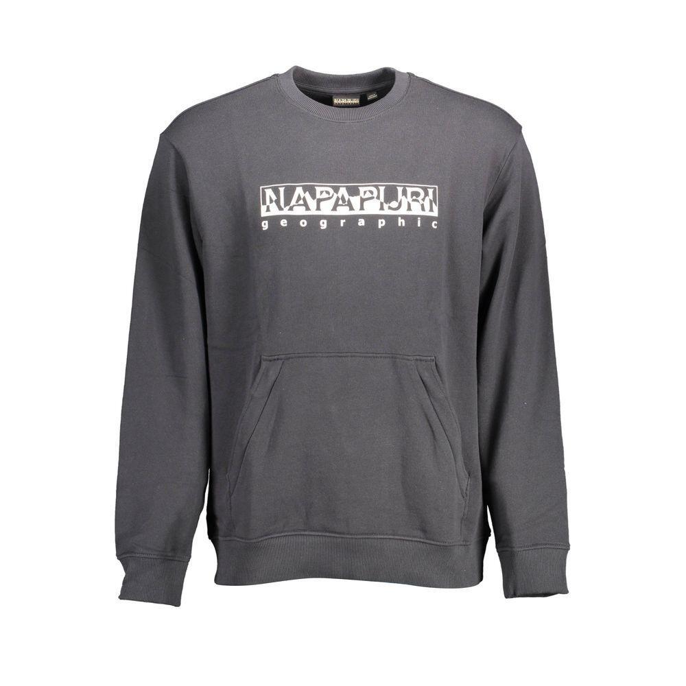 Napapijri Black Cotton Sweater NA-11363-S