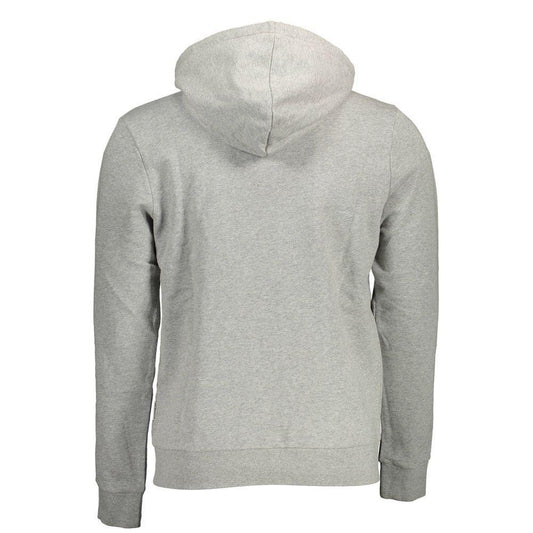 Napapijri Gray Cotton Sweater NA-11820-XXL